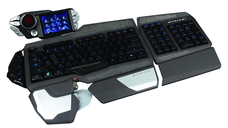 Illustration for article titled Mad Catz Releases a Gaming Keyboard from the Future